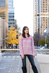 In The Clouds Multicolored Stripe Knit Sweater