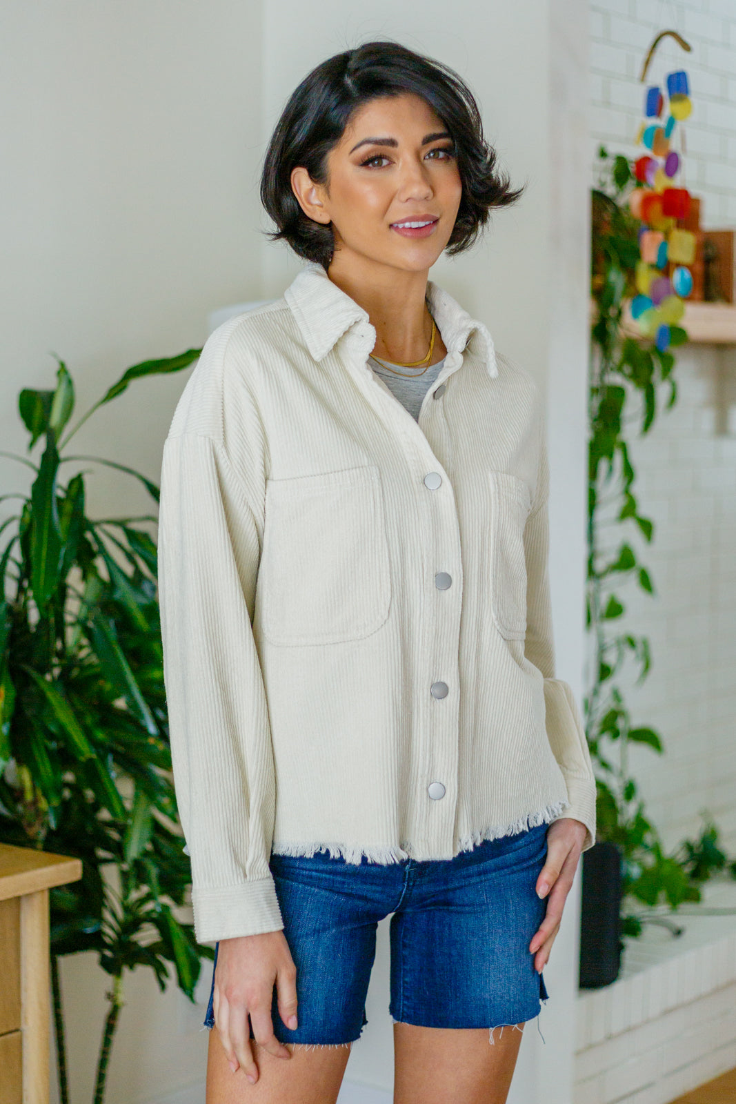 Invested in You Corduroy 100 Cotton Shacket