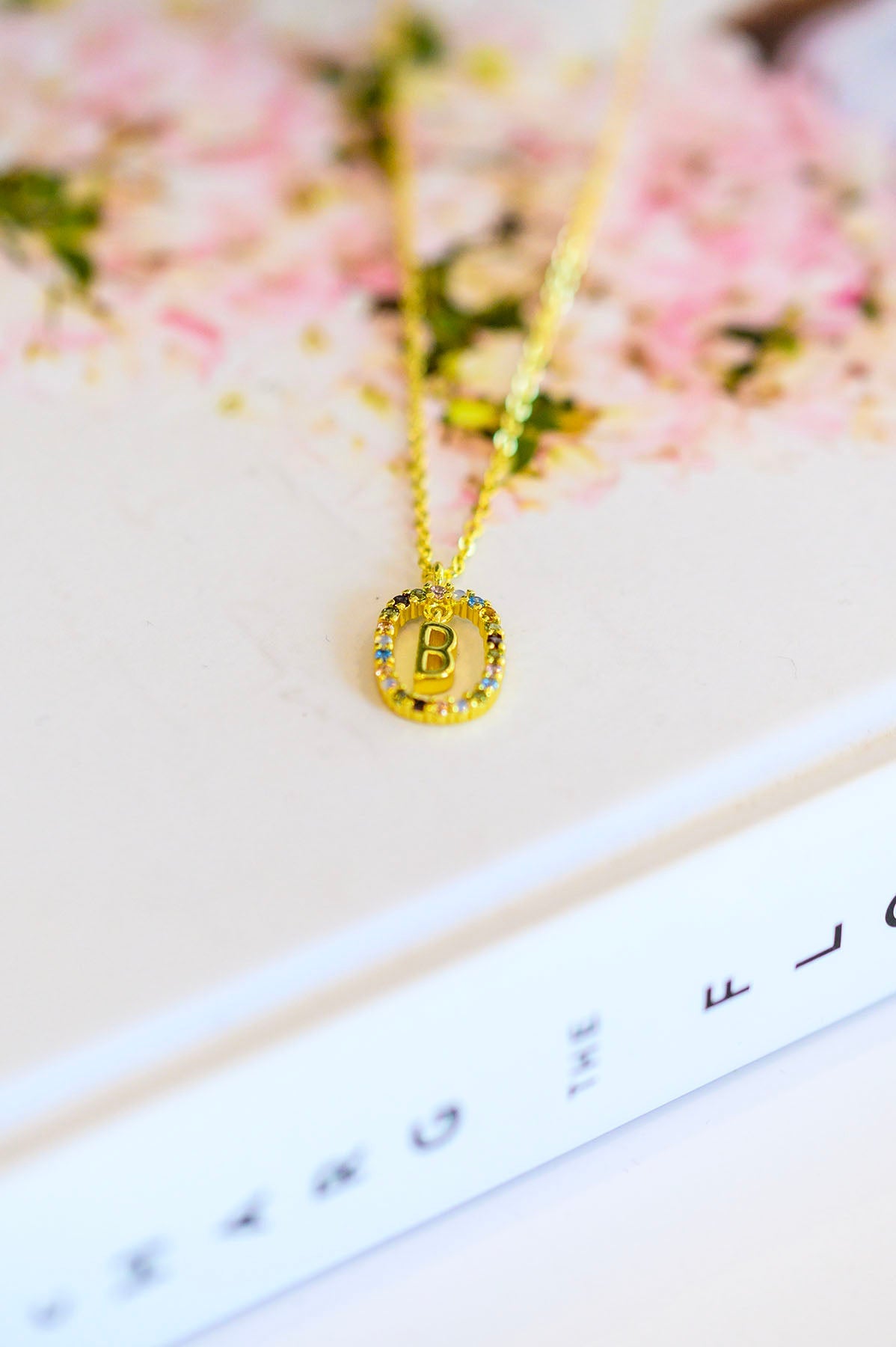 Mi Amor 18K Gold Dipped Initial Necklace