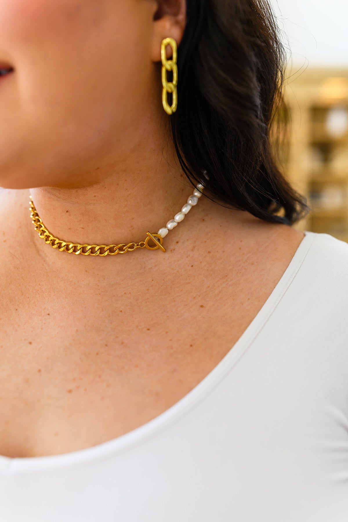 18K Gold Pearl Moments Necklace