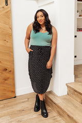 POL Stay Easy Tank In Aqua
