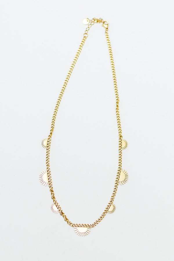 Tucson Sun 18k Gold Plated Necklace