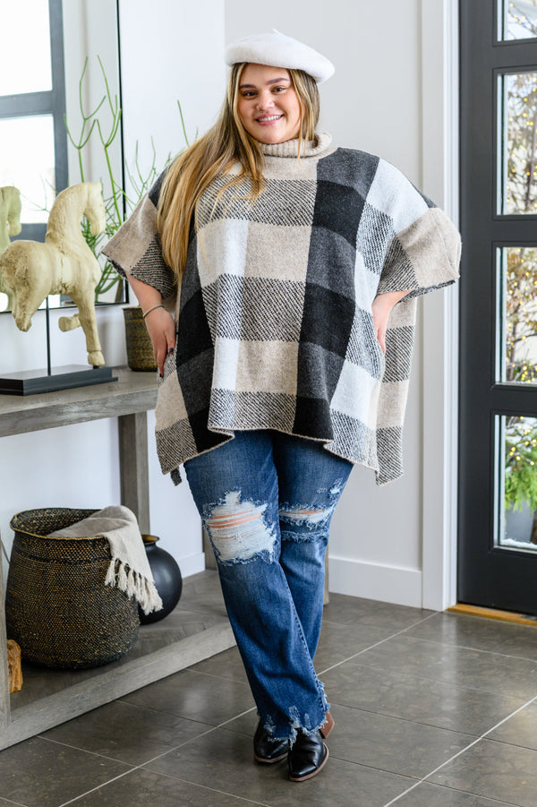 Chunky Knit Sweater Your Next Favorite Roll Neck Sweater Poncho